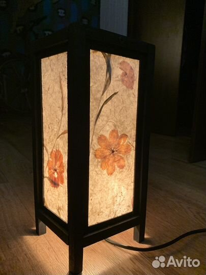 Японская лампа ручной работы