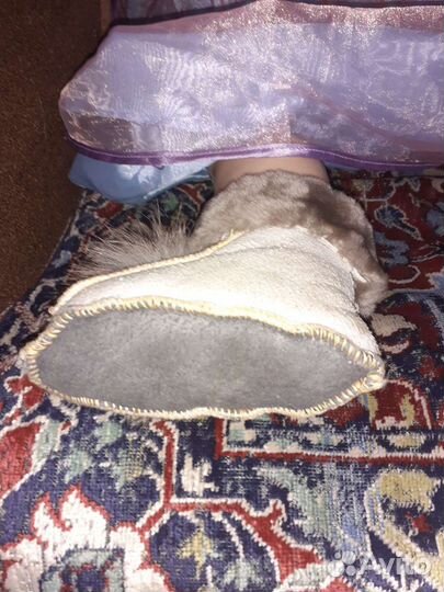 Пинетки из овчины