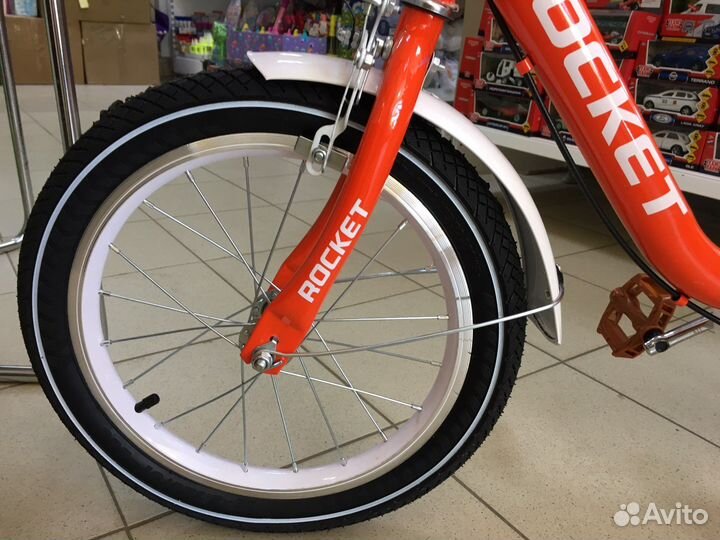 Велосипед детский 2-х колесный 16д rocket