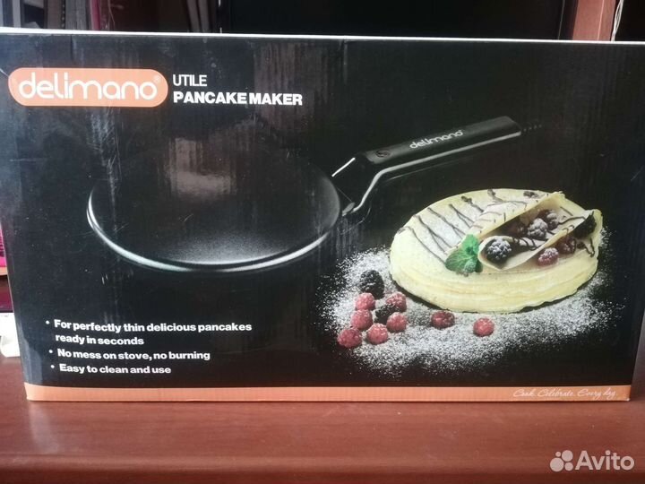 Новая блинница электрическая погружная Delimano