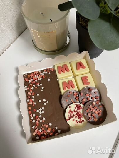 Шоколад ручной работы на день матери