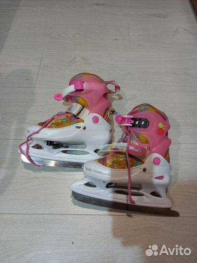 Коньки для девочки раздвижные 30 33