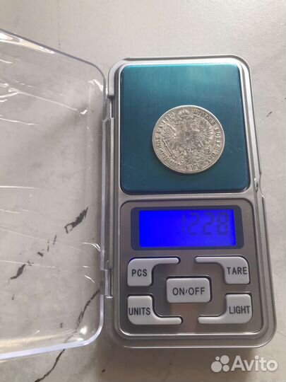 1 флорин 1880 года. Франц Иосиф. Австрия Серебро