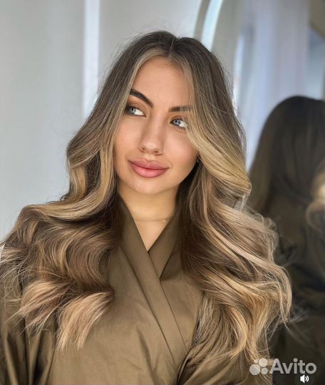 Сложное окрашивание модель для фото без лица