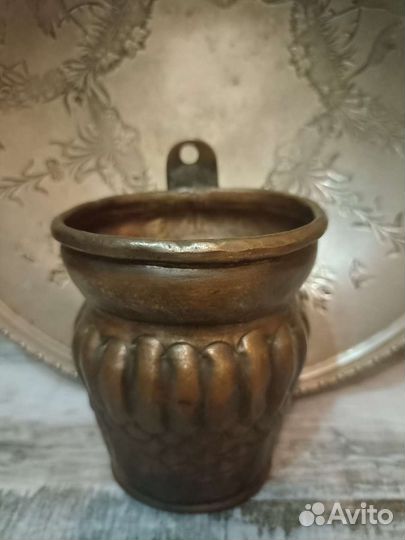 Старинные изделия из меди ручной работы