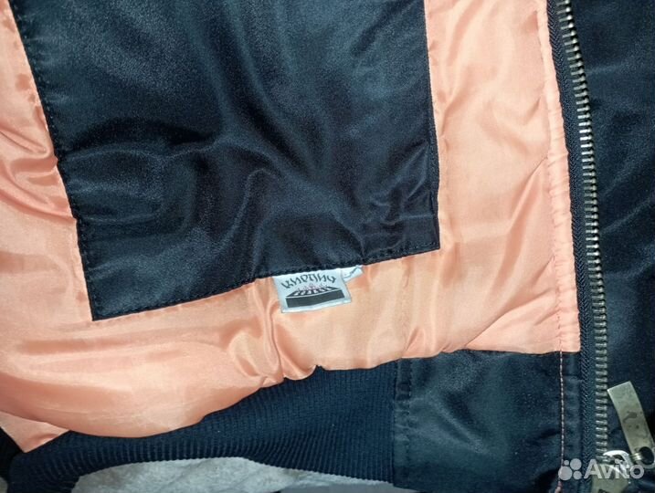 Куртка бомбер кирпич