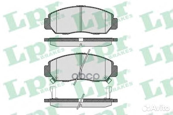 Колодки тормозные дисковые 05P1071 Lpr