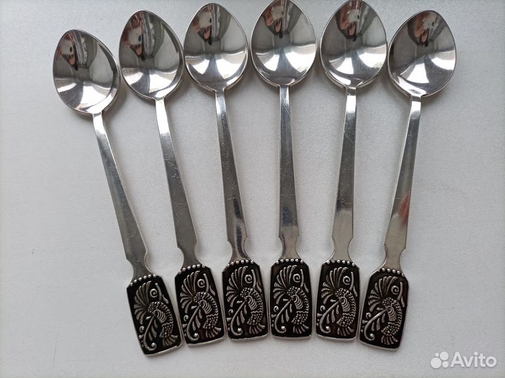 Набор чайных ложек, мельхиор СССР