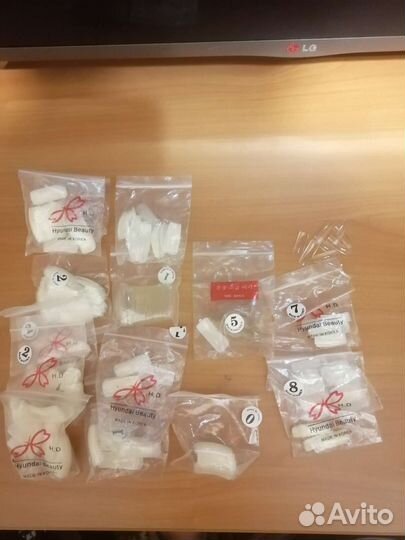 Типсы для наращивания ногтей, формы, ванночка