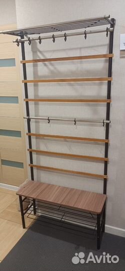 Вешалка с обувницей в прихожую