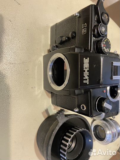 Плёночные фотоаппараты СССР с объективами