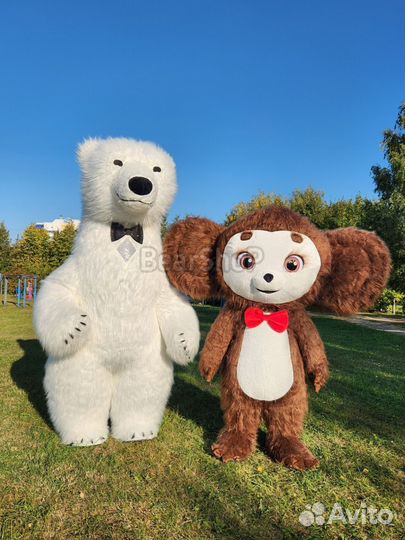 Милашка-чебурашка костюм надувной новый