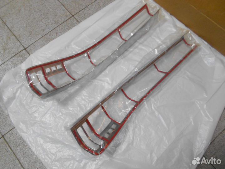 Honda CR-V 2003 Накладки Задних Фонарей Хром