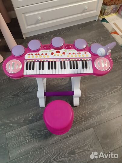 Пианино детское с микрофоном