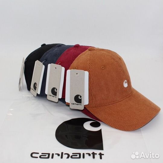 Кепка carhartt вельветовая