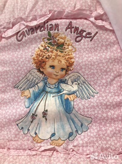 Комплект бортиков с потельным бельем в кроватку