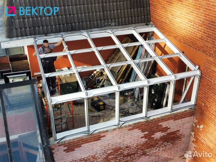 Остекление террас зимних садов