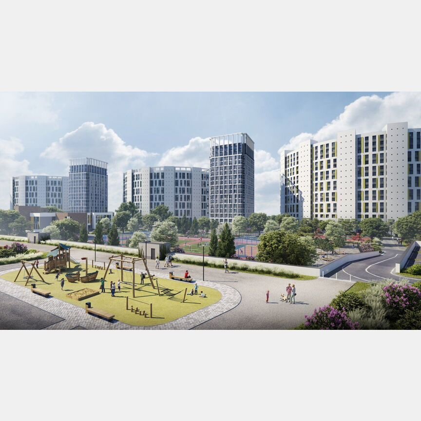 2-к. квартира, 62,4 м², 16/17 эт.