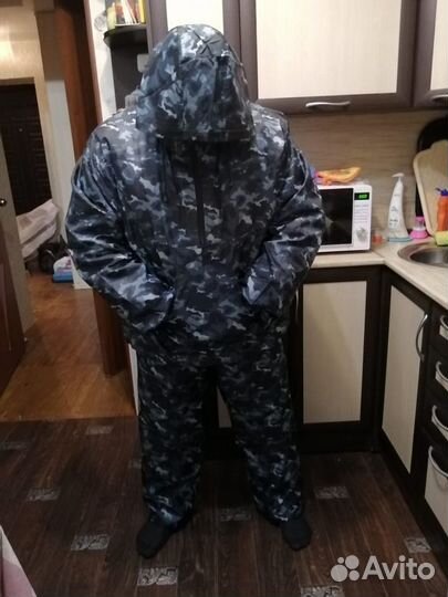 Костюм ветрозащитный для рыбалки зимней