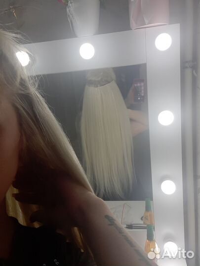 Волосы на заколках