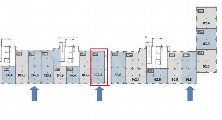 Торговая площадь, 104.5 м²