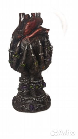 Магические свечи сердце чёрное