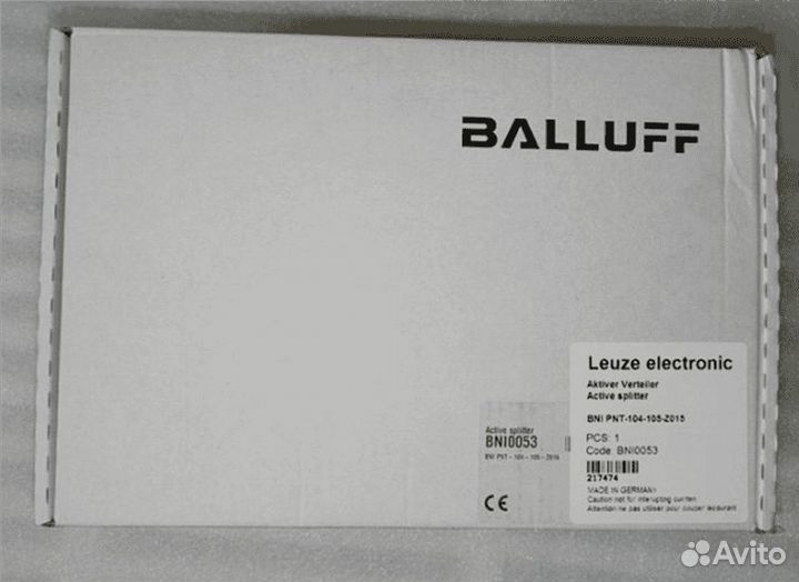 Balluff BNI0053 BNI PNT-104-105-Z015