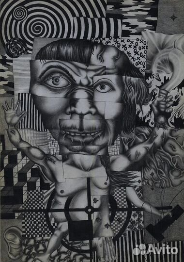 Рисунок карандашом от руки: Я готов