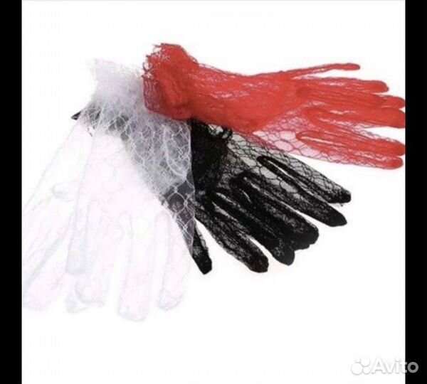 Повязка на голову с пером в стиле Гетсби/перчатки