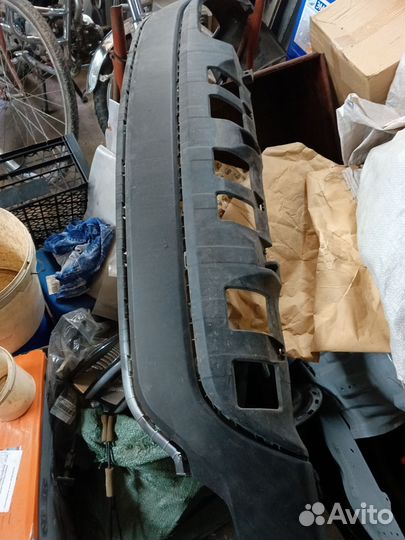 Губа заднего бампера киа Рио х- лайн