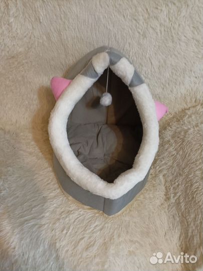 Домик лежанка для кошки и собаки новый