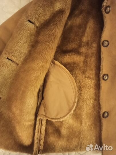 Дублёнка для девочки 5-6 лет