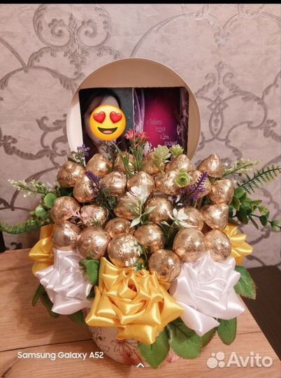 Букет шоколад в коробке