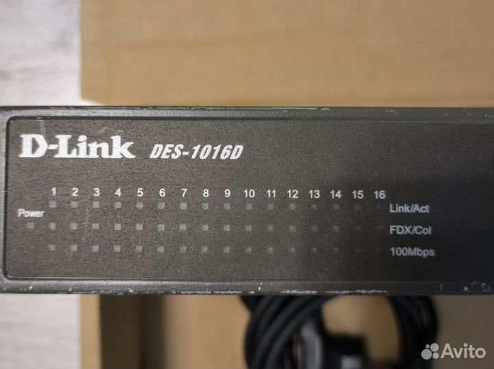 Коммутатор D-Link des-1016d