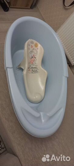 Ванночка для купания с горкой