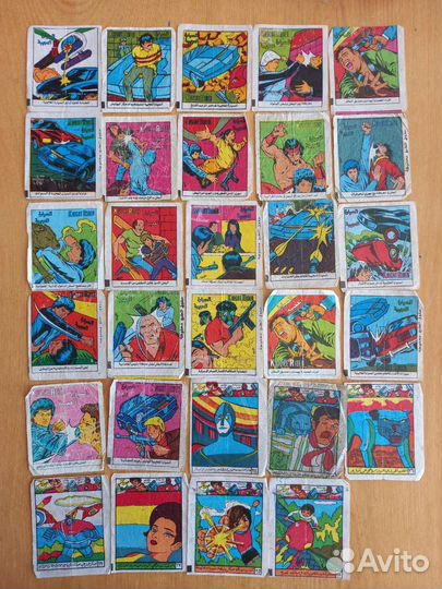 Вкладыши от жвачек