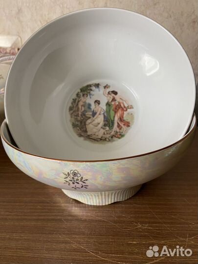 Столовый сервиз мадонна ГДР на 6 персон kahla