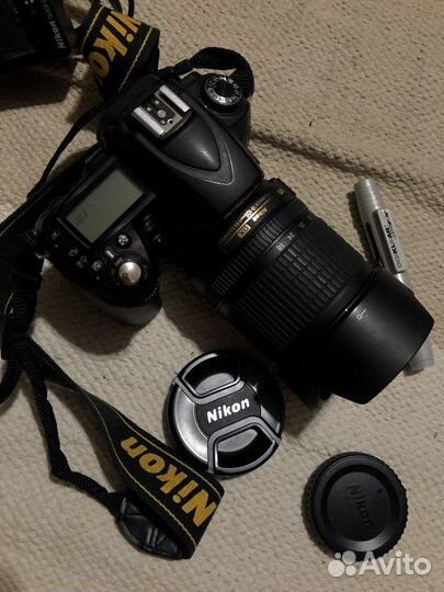Nikon d90 +допы объектив 55-300 + сумка