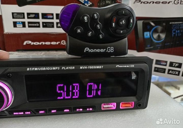 Магнитола pioneer gb mvh-y8050mbt с bluetooth