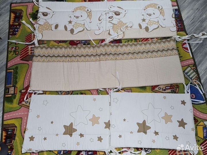 Бортики в детскую кроватку