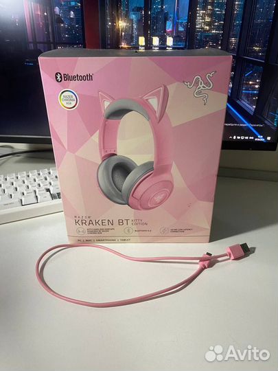 Беспроводные наушники Razer Kraken Kitty BT