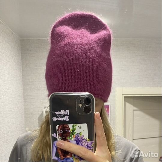 Шапка из пуха норки