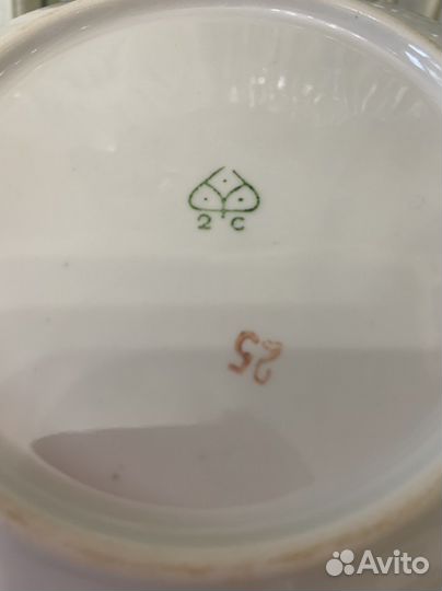 Столовый сервиз 6 персон «Клевер»ссср