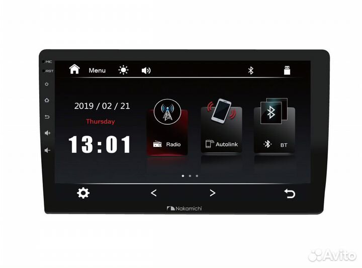 Магнитола Nakamichi NAM1700-M 9 дюймов Mirrorlink