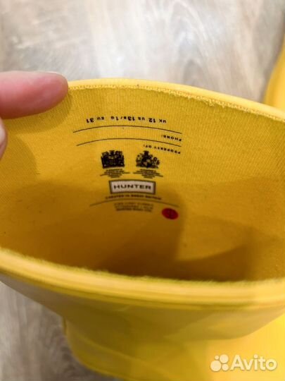 Резиновые сапоги hunter
