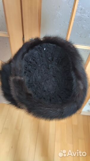 Шапка зимняя женская норка + каракульча
