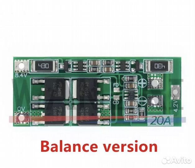 Плата bms 5s,4s, 3s, 2s (Балансировочная плата)