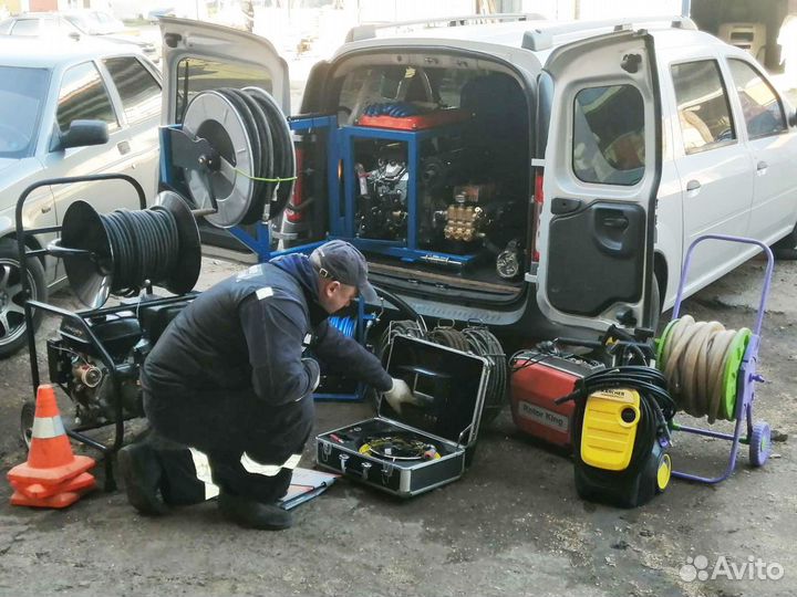 Прочистка канализации. Телеинспекция