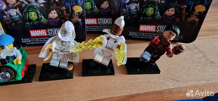 Lego minifigures 25 серия и Marvel 2 серия