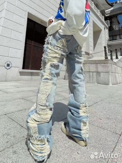 Джинсы y2k archive opium flared jeans